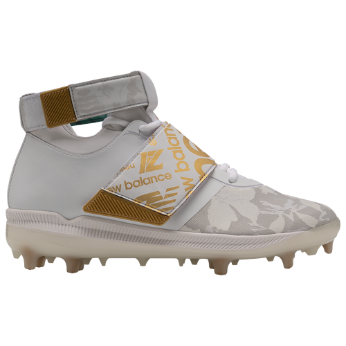 New Balance Lindor Signature - Men's Molded Cleats Shoes - White / Gold