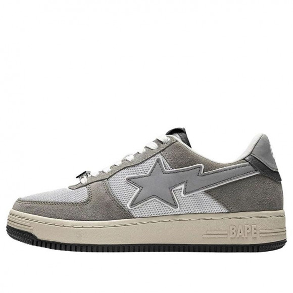 A BATHING APE Sta Low Stadium Goods GRAY Fashion Skate Shoes M000002