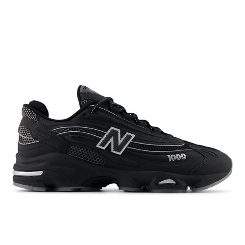 New Balance Unisex 1000 Sneakers - Black/White/Grey - M1000LNY