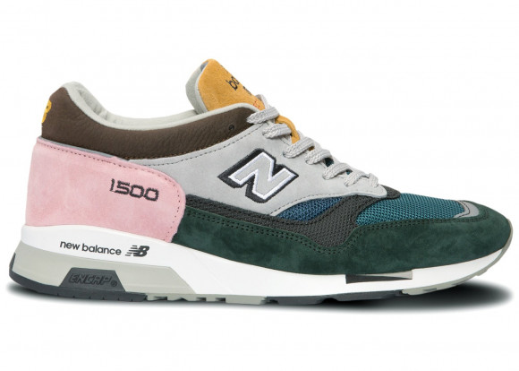lista Eso Cortés New Balance Men's MADE in UK 1500 Selected Edition in Green/Grey/Pink/Brown  Suede/Mesh, M1500SED - New balance new balance x teddy santis nbm990td2,  size 7