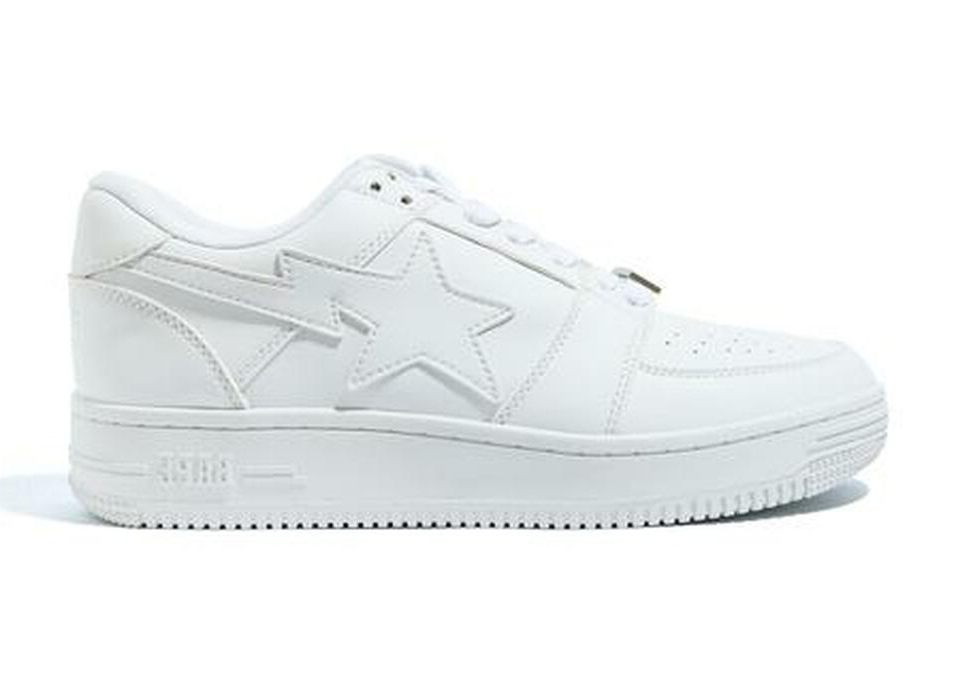 bapesta low white