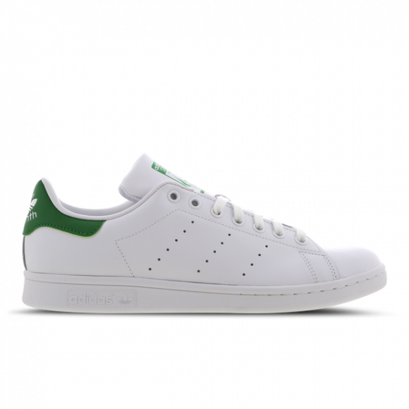 adidas Originals White and Green Stan Smith Sneakers - M20324