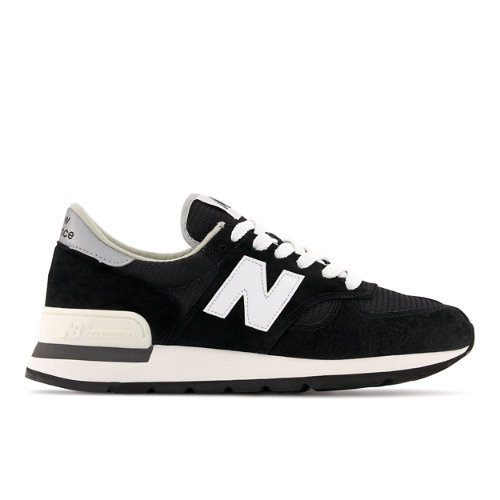 New Balance Homme MADE in USA 990 en Noir/Blanc, Leather - M990BK1