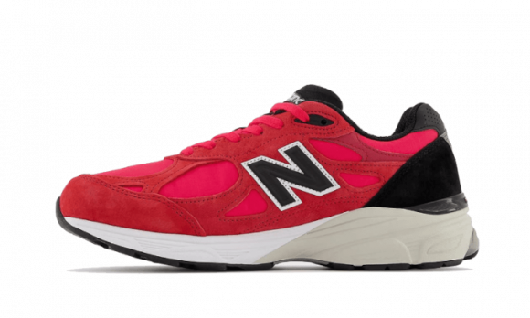 New Balance 990v3 Made In USA Red Suede