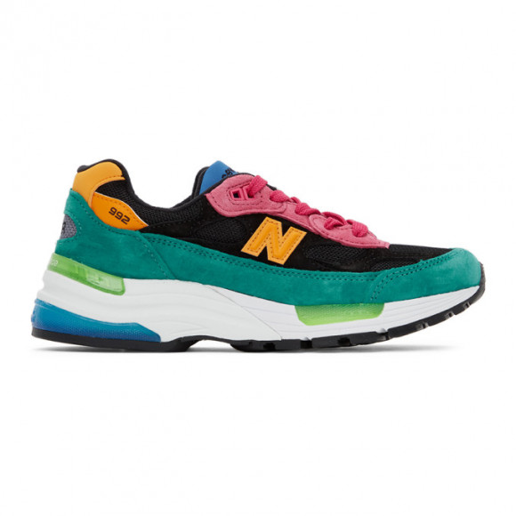 New Balance Mens New Balance 992 - Mens Running Shoes Green/Pink/Orange  Size 9.0 - M992RE