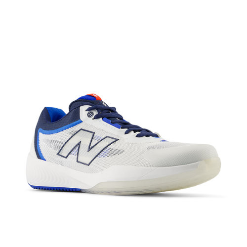 New Balance Men's FuelCell 996v6 Tennis Shoes - White/Blue