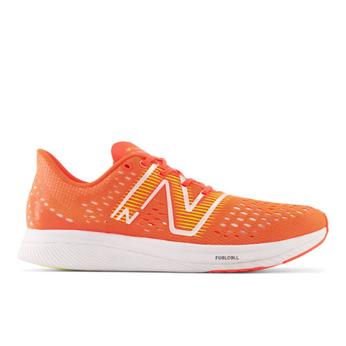 New Balance Uomo FuelCell Supercomp Pacer in Arancia/Giallo/Bianca, Synthetic, Taglia 40 - MFCRRCD