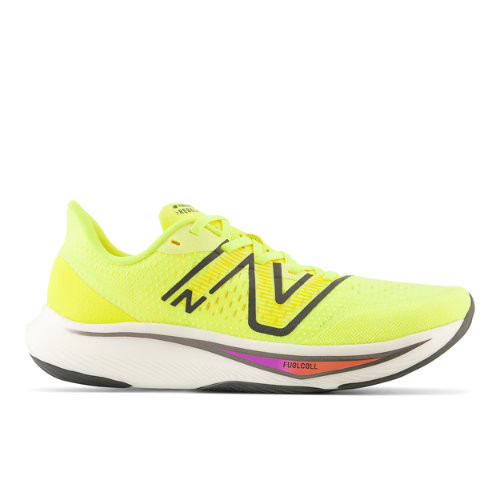 New Balance Homme FuelCell Rebel v3 en Jaune/Gris/Orange, Synthetic - MFCXCP3