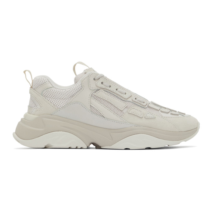 AMIRI Grey Bone Runner Sneakers