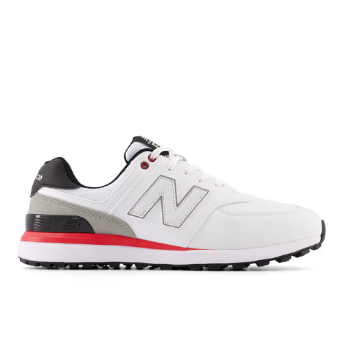 New Balance Men's 574 Greens v2 Golf Shoes - White/Black