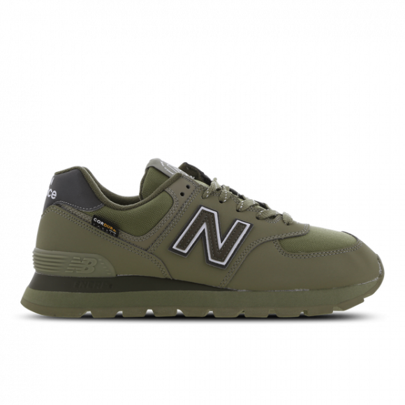 New Balance Men's 574 Rugged in Brown/White Suede/Mesh