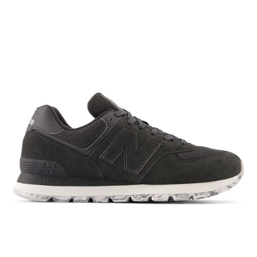 New Balance Men's 574 Rugged - Black/Grey - ML574DX2