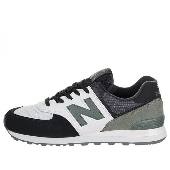 New Balance 574 v2 GRAY/PINK/ORANGE Marathon Running Shoes/Sneakers ...