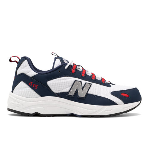 New Balance 615 Shoes - Navy/Red/White 