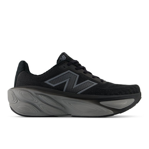 New Balance Men s Fresh Foam X More v5 Running Shoes Black Beige Grey