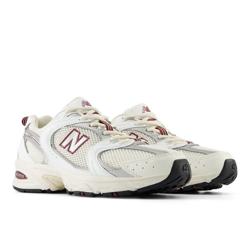 New Balance Unisex 530 Sneakers - White/Red/Grey - MR530SZ