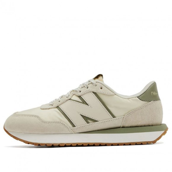 New Balance niko and... x 237 CREAM/GREEN Marathon Running Shoes (Unisex/Leisure/Retro) MS237NI1 - MS237NI1