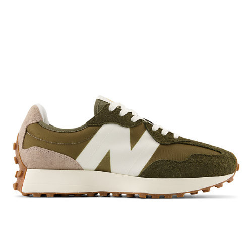 New Balance Homens 327 in Verde, Textile - MS327UG