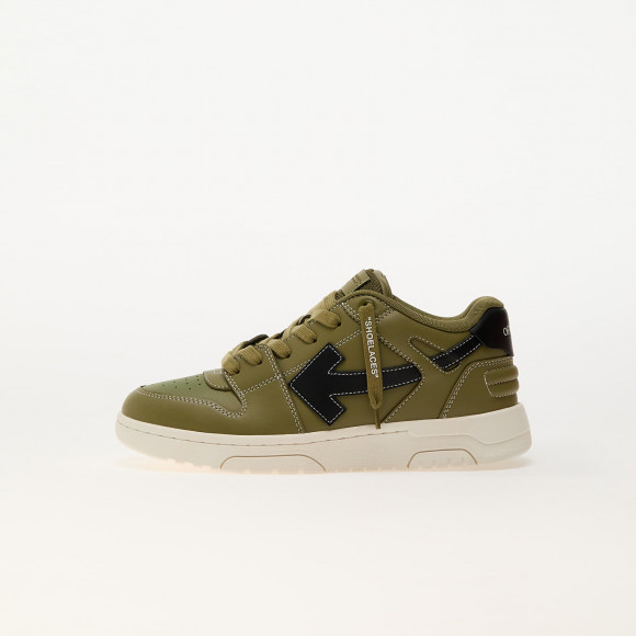 Sneakers Off-White Out Of Office Olive Green - Black - OBIA011F24LEA0015410