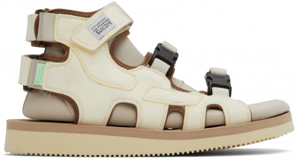 Suicoke Sandales BOAK-2ab blanc cassé - OG-086-2ab