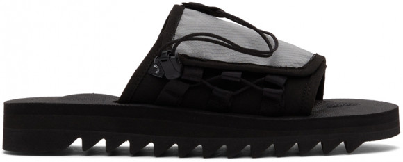 Suicoke Grey & Black DAO-2ab Sandals - OG-195-2ab