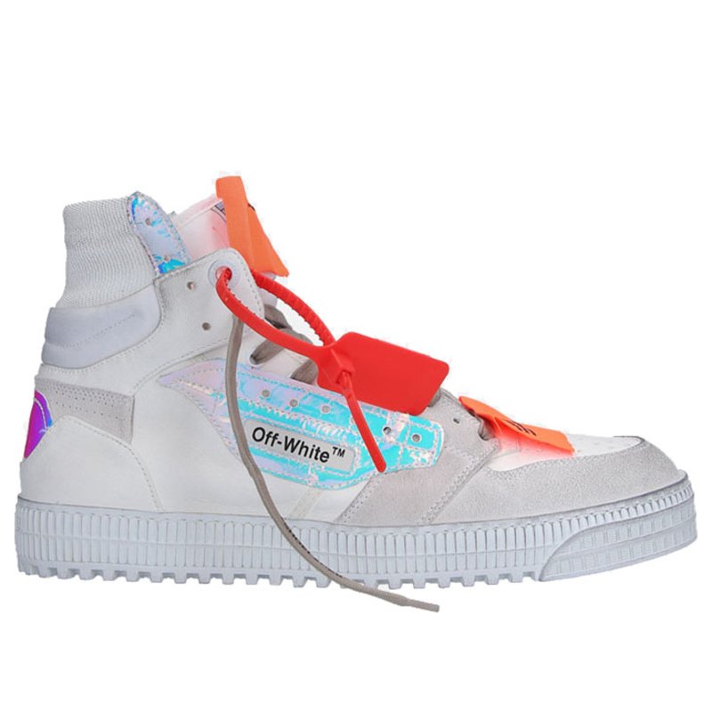 Off-White Off-Court 'White Iridescent' White/Iridescent Sneakers/Shoes OMIA065F198000390118 - OMIA065F198000390118