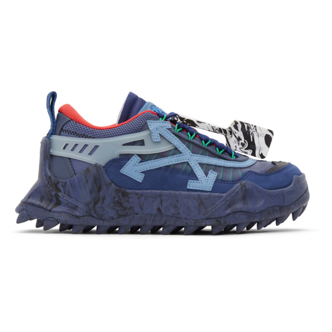 Off-White Blue Odsy-1000 Sneakers - OMIA139S21FAB0014540