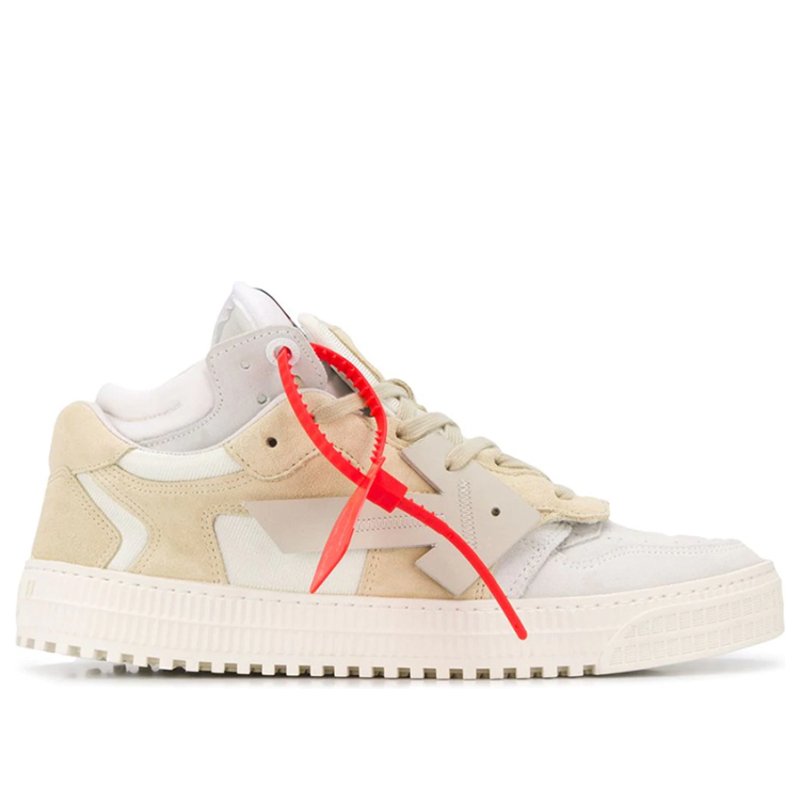 Off-White Off-Court 'White' White/Beige Sneakers/Shoes OMIA151R20D380590101 - OMIA151R20D380590101