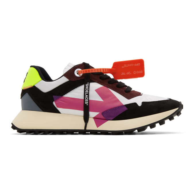 Off-White Arrow 'White Fuchsia' White/Fuchsia Marathon Running Shoes/Sneakers OMIA159R20D390590128 - OMIA159R20D390590128