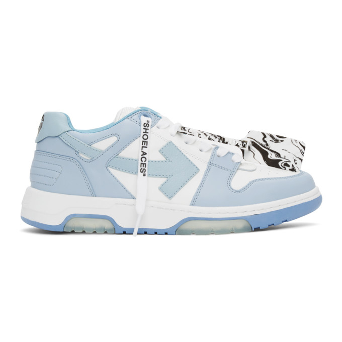 Off-White Blue & White Out of Office Sneakers