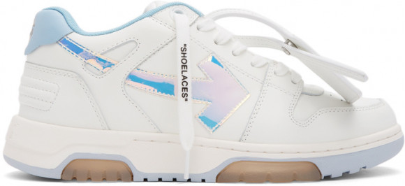 Off-White Iridescent Out Of Office Sneakers - OMIA189F21LEA0030181