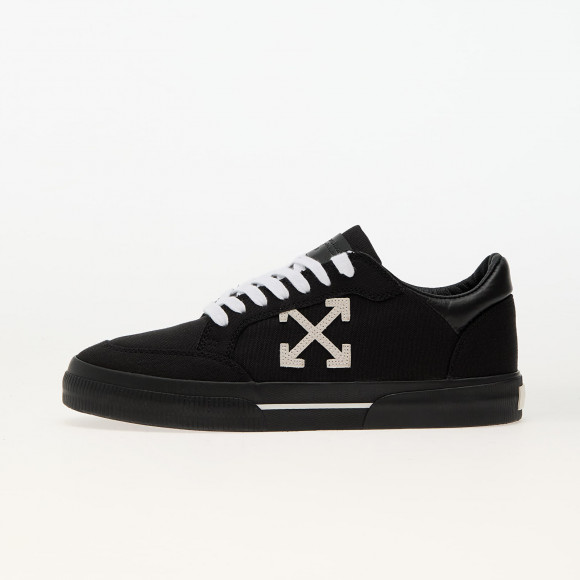 Sneakers Off-White New Low Vulcanized Canvas Black/ White - OMIA293C99FAB0021001