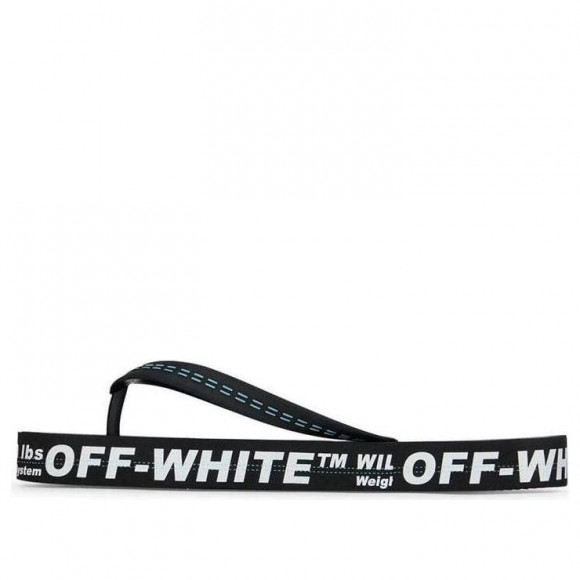 Off-White Industrial Flip Flops 'Weight Securing System - Black' - OMIC002R21MAT0011001