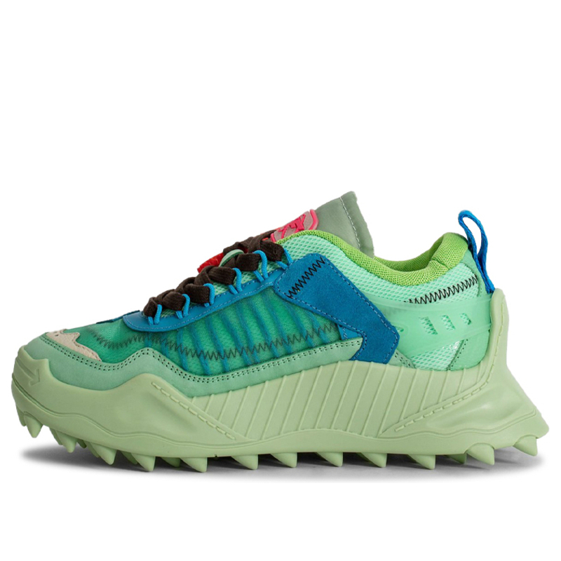 Off-White Womens WMNS ODSY-1000 'Light Green Blue' Light Green/Blue Marathon Running Shoes/Sneakers OWIA180E20FAB0015045 - OWIA180E20FAB0015045