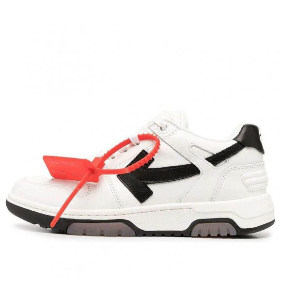 (WMNS) Off-White Out Of Office Low-Casual Shoes Black/White - OWIA259R21LEA00101100