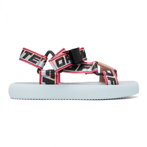 Off-White Blue and Pink Trek Sandal - OWIH007S21FAB0014230