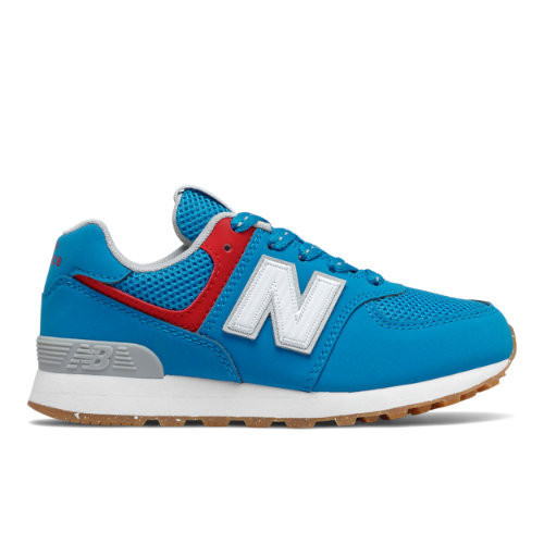 new balance 574 royal blue grey red