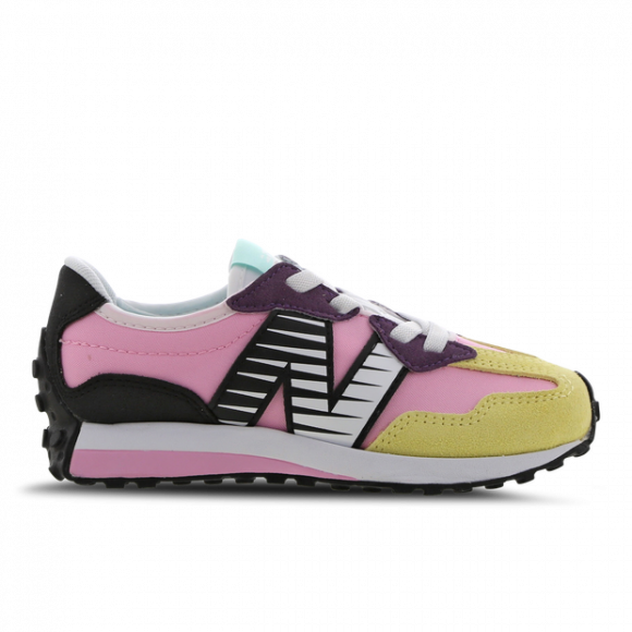 New Balance 327 - Girls' Preschool Running Shoes - Pink / Yellow
