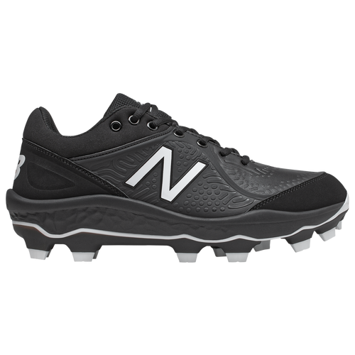 New Balance 3000v5 TPU Low - Men's Molded Cleats Shoes - Black / Black - PL3000S5-2E