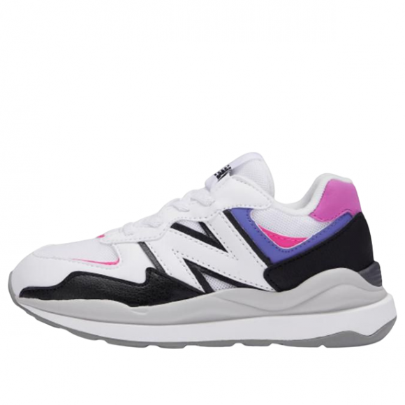 (PS) New Balance 574 Shoes 'White Black Purple Pink' - PV5740RB