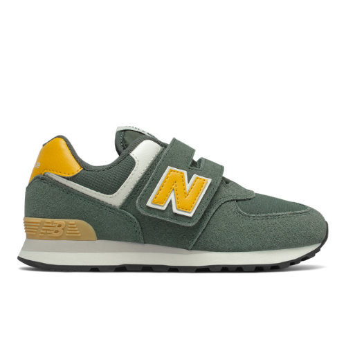 new balance 574 green yellow