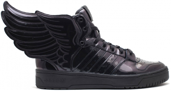 Aanval Betekenis steno Adidas Jeremy Scott JS Wings 2.0 'Black Patent'