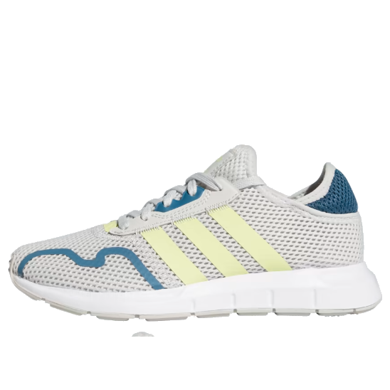 (GS) adidas originals Swift Run X 'Grey Yellow Orbit Indigo' - Q47119