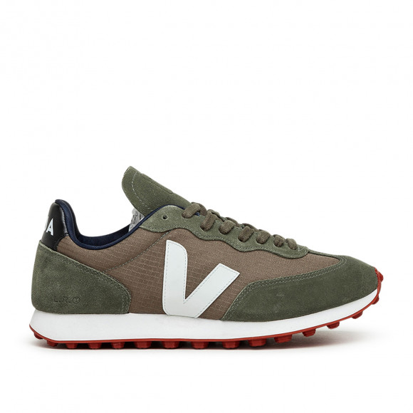 veja ChromeFree Men's Rio Branco Vintage Runner Sneakers in Khaki/Pearl - RB012516B