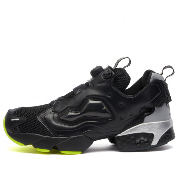 Reebok Men's x ARIES Instapump Fury 94 Sneakers in Black/Grey/Lime - RMIA04SC99LEA0011014