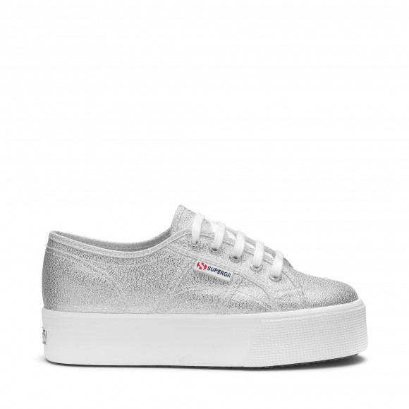 Superga - 2790-LAMEW - Lady Shoes - Wedge - Woman - GREY SILVER - S009TC0