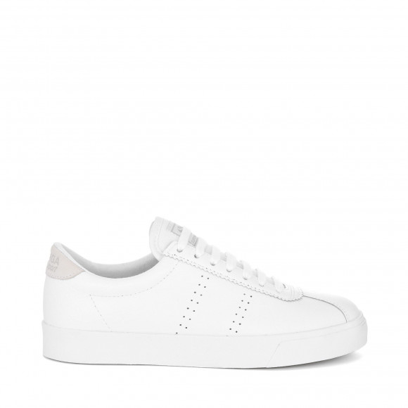 Superga - 2843 CLUB S COMFORT LEATHER - Sneakers - Low Cut - Unisex - FULL WHITE - S00CKL0