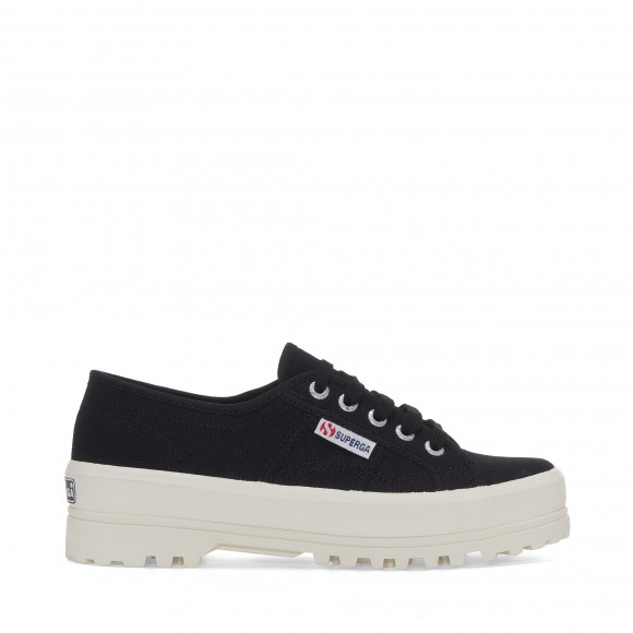 Black superga platform online