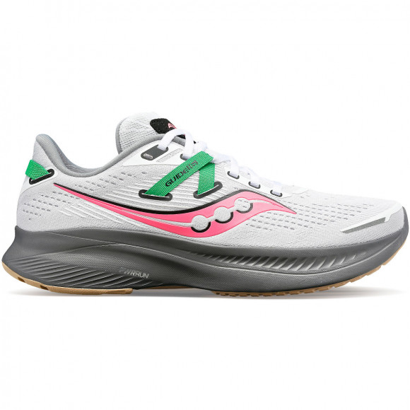 Women's Saucony Guide 16 White|Gravel, Size 5M  - S10810-85