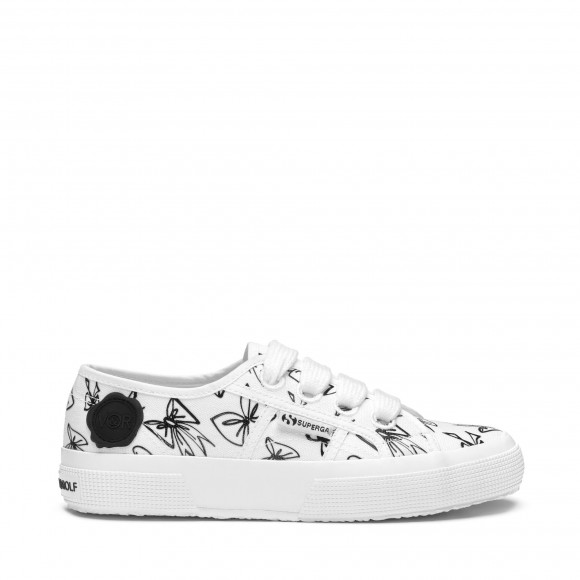 2750 PRINT BOW - Le Superga - Low Cut - Woman - WHITE-BLACK - S1135BWVKTA0336